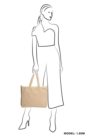 Beagles Shopper "Navarra" beige - (B)37 x (H)32 x (D)12 cm