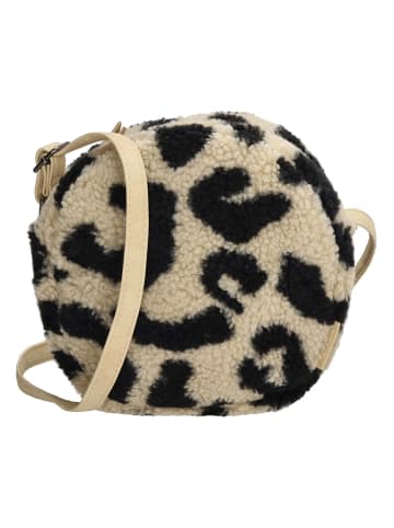 Beagles Schoudertas "Navarra" beige/zwart - (B)18 x (H)18 x (D)6 cm