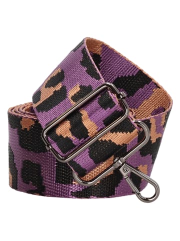 Beagles Pasek w kolorze fioletowo-czarnym do torebki - dł. 140 cm