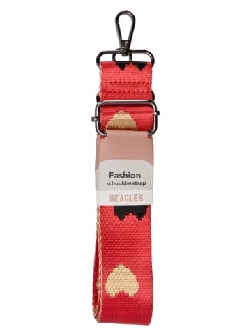 Beagles Pasek w kolorze czerwonym do torebki - dł. 140 cm