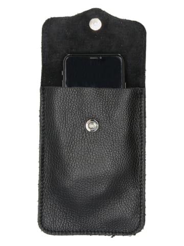 Charm Handytasche "Elisa" in Schwarz - (B)12 x (H)18 x (T)1 cm
