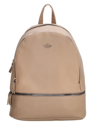 Charm Rucksack "Birmingham" in Beige - (B)25,5 x (H)28,5 x (T)14 cm