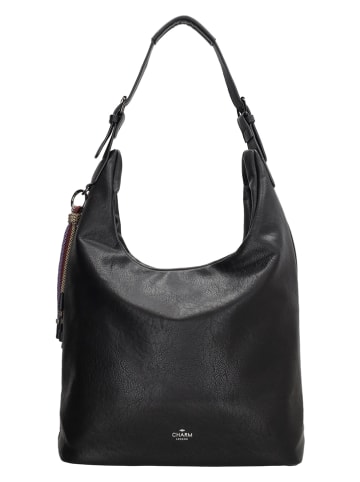 Charm Shopper bag "Tottenham" w kolorze czarnym - 43 x 32 x 15 cm