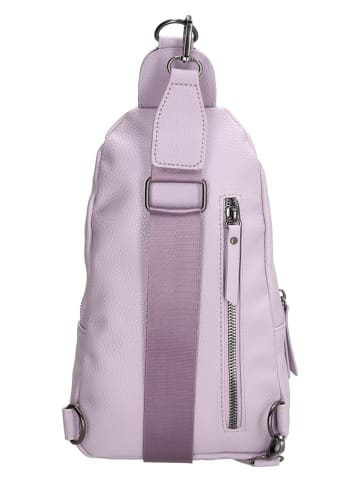 Charm Brustbeutel "New York" in Flieder - (B)16 x (H)29 x (T)7 cm