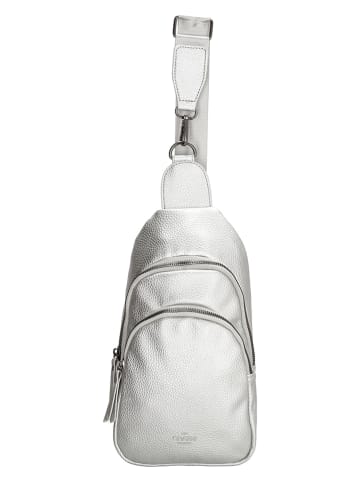 Charm Brustbeutel "New York" in Silber - (B)16 x (H)29 x (T)7 cm