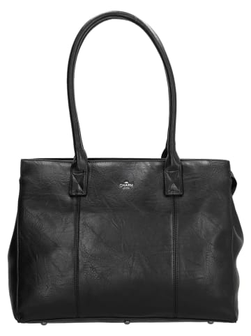 Charm Shopper bag "Dow Gate" w kolorze czarnym - 40 x 31 x 14 cm