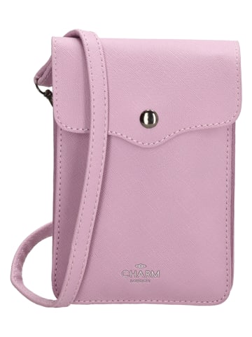 Charm Handytasche "Piccadilly" in Rosa - (B)12 x (H)18 x (T)1 cm