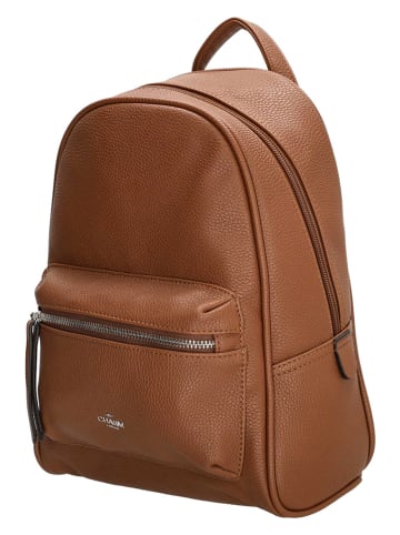 Charm Rugzak "Stratford" cognackleurig - (B)23,5 x (H)31 x (D)10 cm