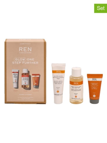 REN 3-delige set "Glow One Step Further"