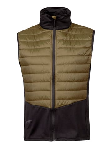 Halti Hybride bodywarmer "Dynamic" kaki/zwart