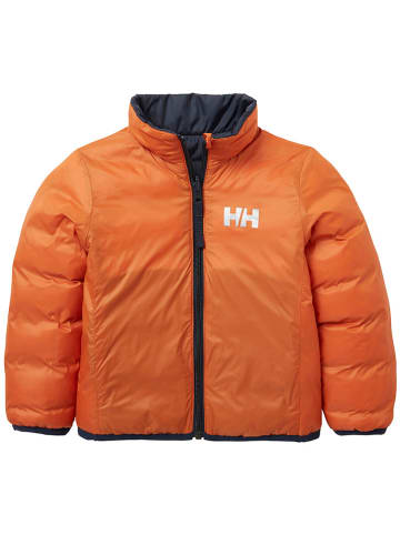 Helly Hansen Dwustronna kurtka pikowana "Dalen" w kolorze pomarańczowo-granatowym