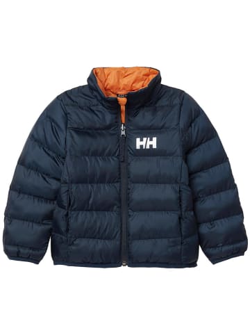 Helly Hansen Omkeerbare doorgestikte jas "Dalen" oranje/donkerblauw