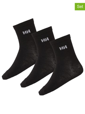 Helly Hansen Skarpety (3 pary) w kolorze czarnym