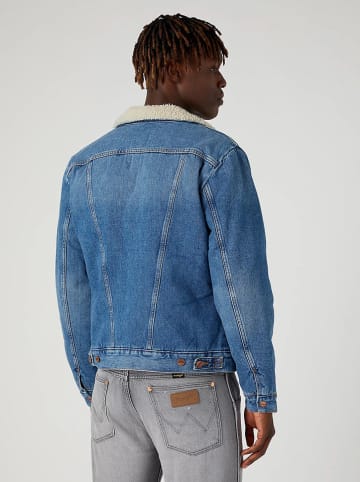 Wrangler Jeansjacke "Sherpa" in Blau