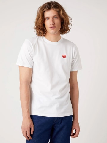 Wrangler Koszulka "Sign Off" w kolorze białym