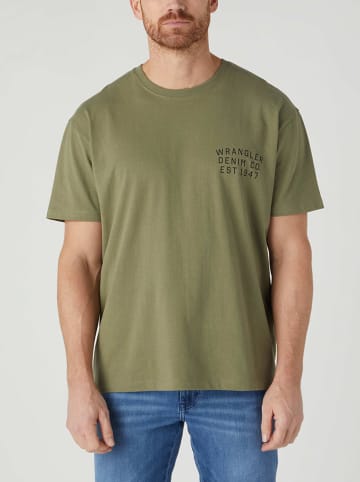 Wrangler Koszulka w kolorze khaki