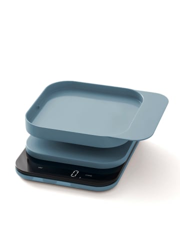 Rosti Küchenwaage "Mensura" in Blau - (B)16,5 x (H)3,5 x (T)20,3 cm