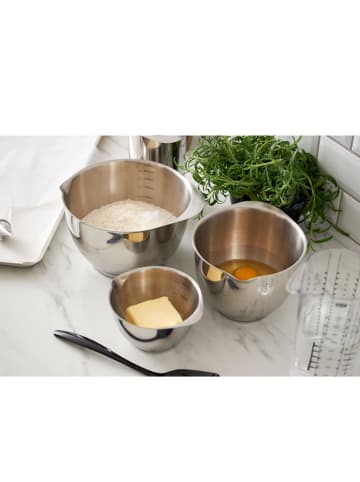 Rosti Miska "Margrethe" w kolorze srebrnym do mieszania - 1,5 l