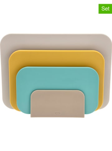 Rosti 4-częściowy zestaw "Choptima" w kolorze beżowo-musztardowo-miętowym