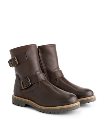 Travelin` Leren boots "Skellerup" bruin