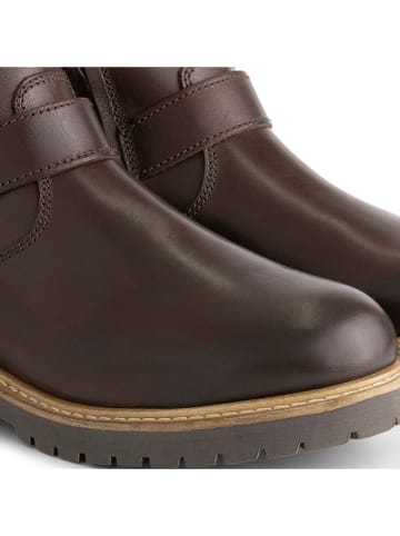 TRAVELIN' Leder-Boots "Skellerup" in Braun