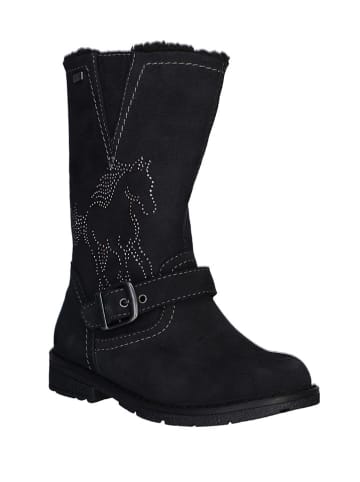 Lurchi Leder-Winterstiefel in Schwarz