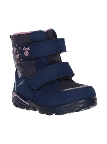 Lurchi Leren winterboots donkerblauw