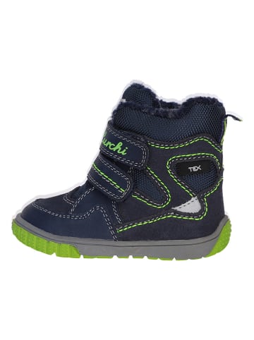 Lurchi Leren winterboots donkerblauw