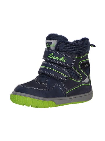 Lurchi Leren winterboots donkerblauw