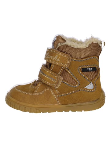 Lurchi Leder-Winterboots in Hellbraun