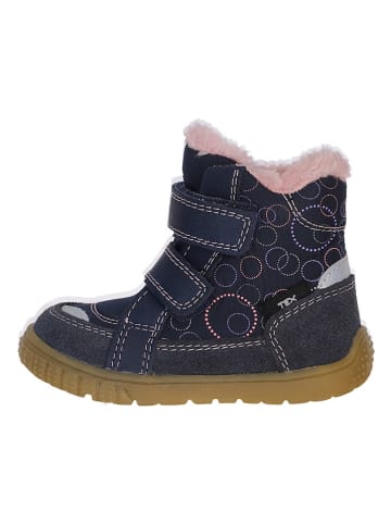 Lurchi Leren winterboots donkerblauw