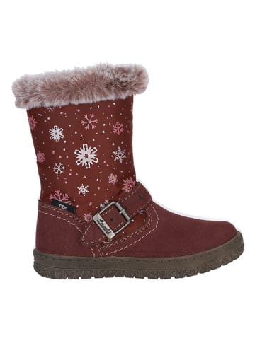 Lurchi Leder-Winterboots in Bordeaux