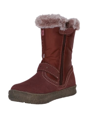 Lurchi Leder-Winterboots in Bordeaux