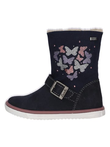 Lurchi Leren winterboots "Savi" donkerblauw