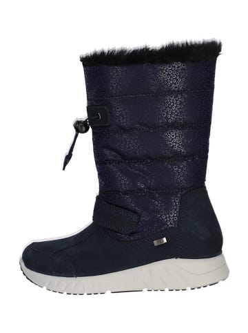 Lurchi Leren winterlaarzen donkerblauw