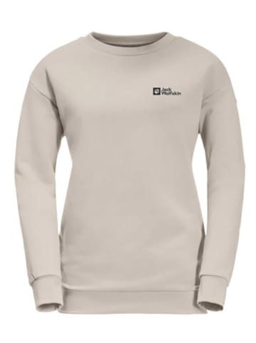 Jack Wolfskin Sweatshirt "Essential" in Beige