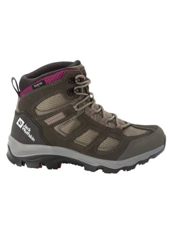 Jack Wolfskin Leren wandelboots "Vojo 3" kaki