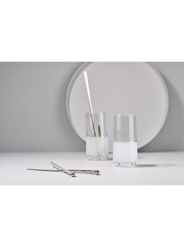 Zone Denmark 2-delige set: roestvrijstalen cocktaillepels - (L)25 cm