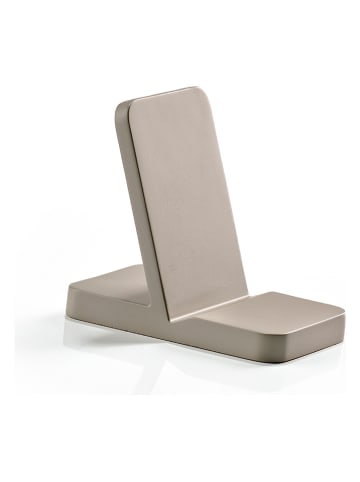 Zone Denmark Handyhalter "Zement" in Taupe - (B)7 x (H)9 x (T)10 cm