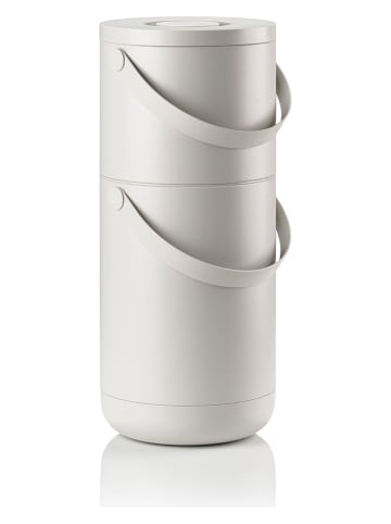 Zone Denmark Mülleimer "Circular" in Hellgrau - 22+12 l