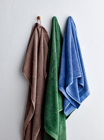SÖDAHL 2-delige set: badhanddoeken "Comfort" groen - (L)140 x (B)70 cm