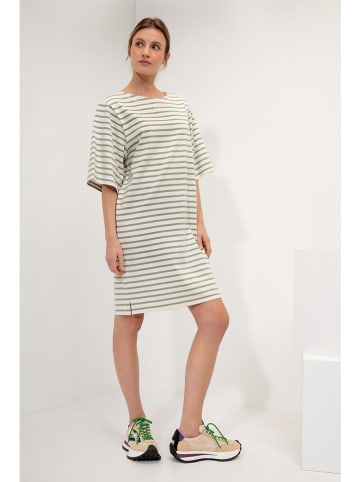 Josephine & Co Jurk wit/kaki