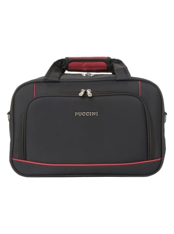 Puccini Torba podróżna "Padwa" w kolorze czarnym - 40 x 26 x 19 cm