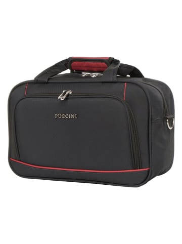 Puccini Torba podróżna "Padwa" w kolorze czarnym - 40 x 26 x 19 cm