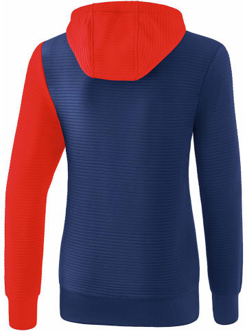 erima Hoodie "5-C" in Dunkelblau/ Rot