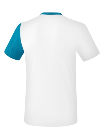erima Trainingsshirt "5-C" in Weiß/ Türkis