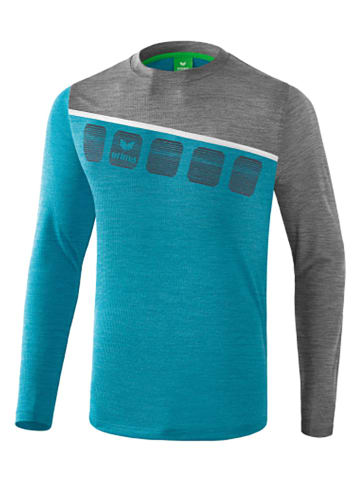 erima Functioneel shirt "5-C" turquoise/grijs