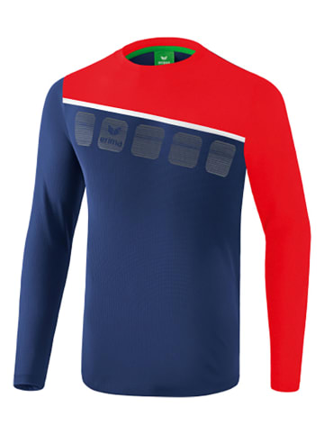 erima Trainingsshirt "5-C" donkerblauw/rood