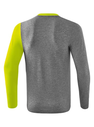 erima Koszulka funkcyjna "5-C" w kolorze szaro-limonkowym