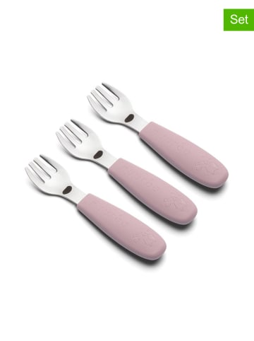 nuuroo 3er-Set: Gabeln in Rosa - (L)14 cm